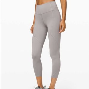 Lululemon To The Beat Tight 24” Dark Chrome size 2